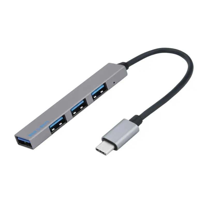 Сверхтонкий мини-порт Type-C-4 usb-хаб с 4 портами Usb 3 0 концентратор интерфейс питания