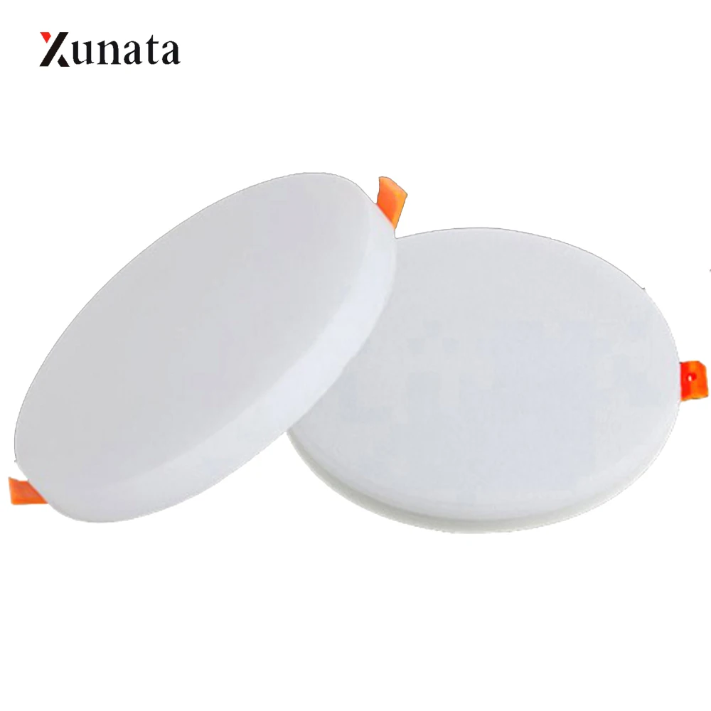 Ультратонкая светодиодная панель без рамки 85 265 В переменного тока круглая