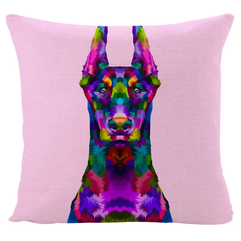 ZEIMON животные Декор для гостиной кошка собака печать 45x45 см наволочка хлопок белье