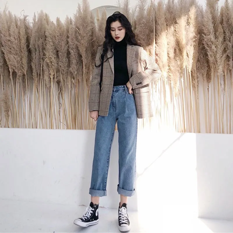 

New small suit jacket fashion suit aging royal sister with small fragrance goddess loose three-piece autumn clothes Q514
