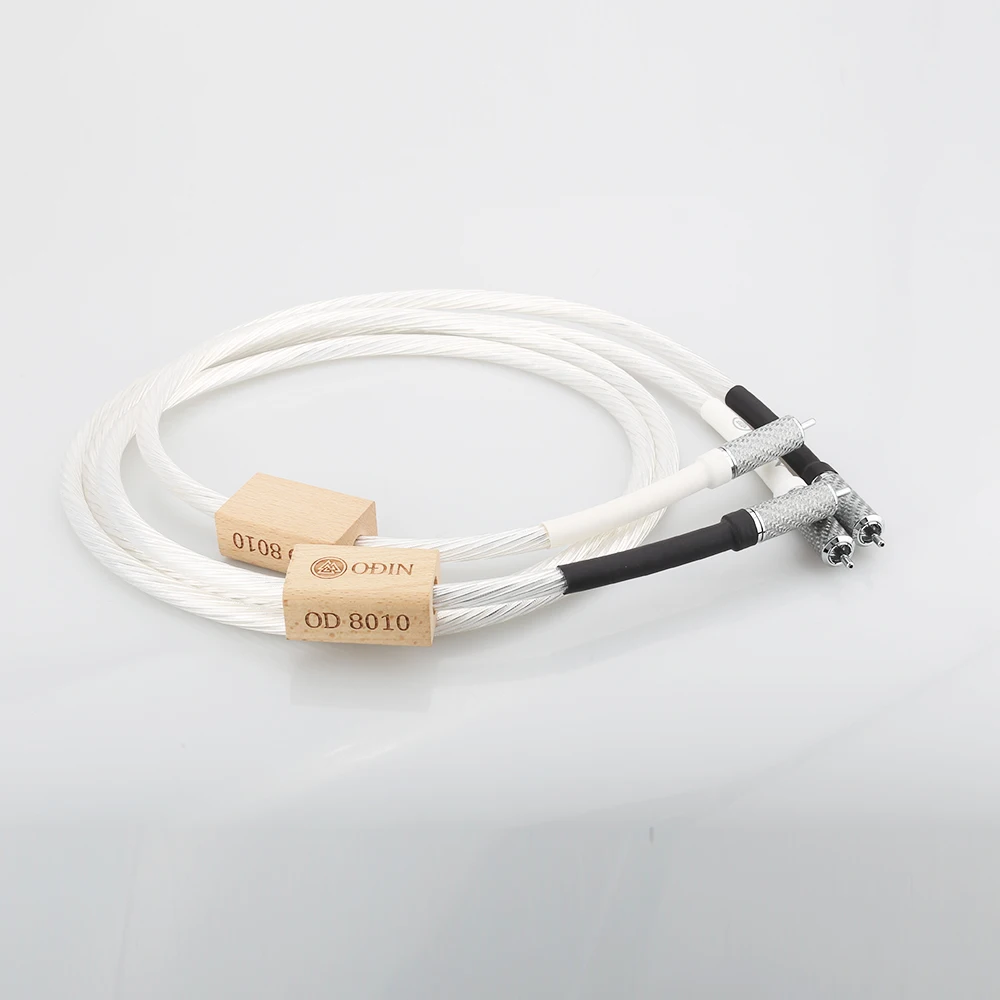 Пара Odin Supreme Reference Interconnect RCA аудио кабель с разъемом из углеродного волокна|plug