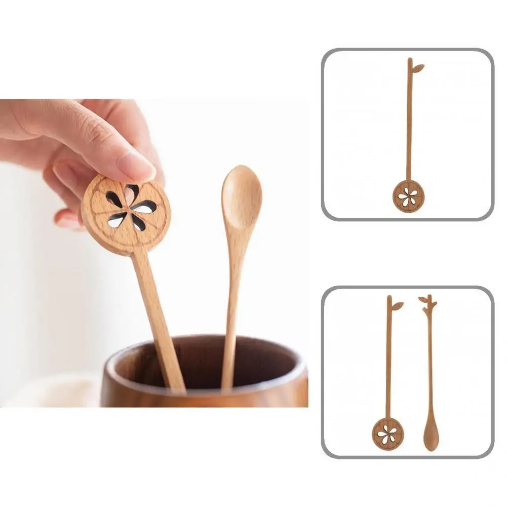 

Good Stirring Spoon BPA Free Wood High-temperature Resistant Soup Mixing Stirrer Spoon Ladle Spoon Mixing Spoon