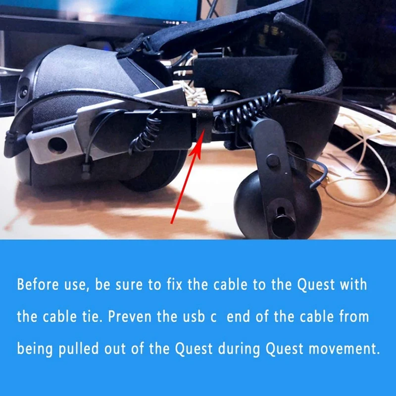 Высокоскоростной USB-кабель 10 футов для Oculus Quest 2 кабель быстрой зарядки и передачи