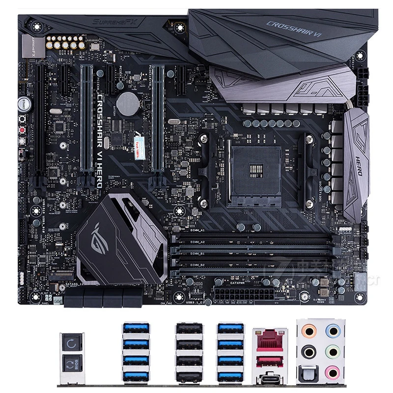 Материнская плата для MSI X370 GAMING PLUS разъем AM4 AMD X370M M.2 PCI-E 3 0 оригинальная десктопная