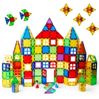 100pcs magnetic tiles building blocks for kids toys magnet toys set 3d building blocks for toddler boys and girls