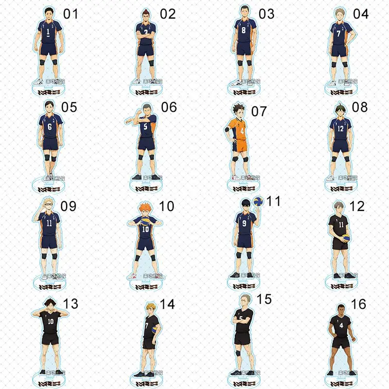 15 см Японское Аниме Haikyuu! Фигурка Хината шоё кагеяма тобио акриловая модель на