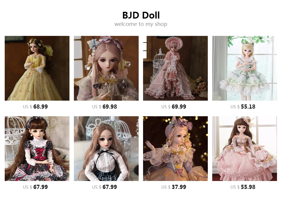 Viciviya 1/3 BJD SD одежда длинное платье принцессы с высоким низом для 60 см куклы высокого класса на заказ платья куклы аксессуары