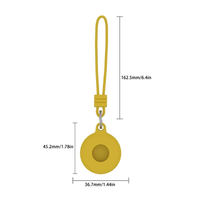 

Silicone Protective Skin Portable Case for Airtag Key Finder Full Protective Silicone Accessories