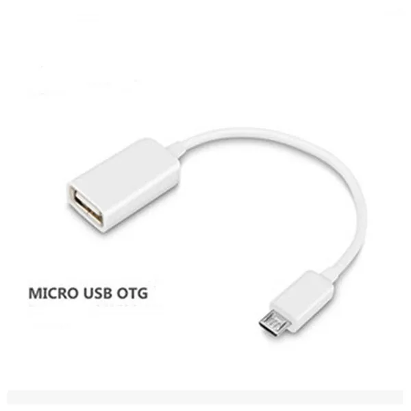 10 см микро USB OTG кабель адаптер Черный Белый для Android Sony Samsung HTC LG Tablet PC /MP3/MP4 смартфон