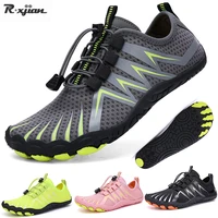2022 new quick drying aqua shoes unisex breathable non slip beach swimming shoes women upstream barefoot water sports shoes men
