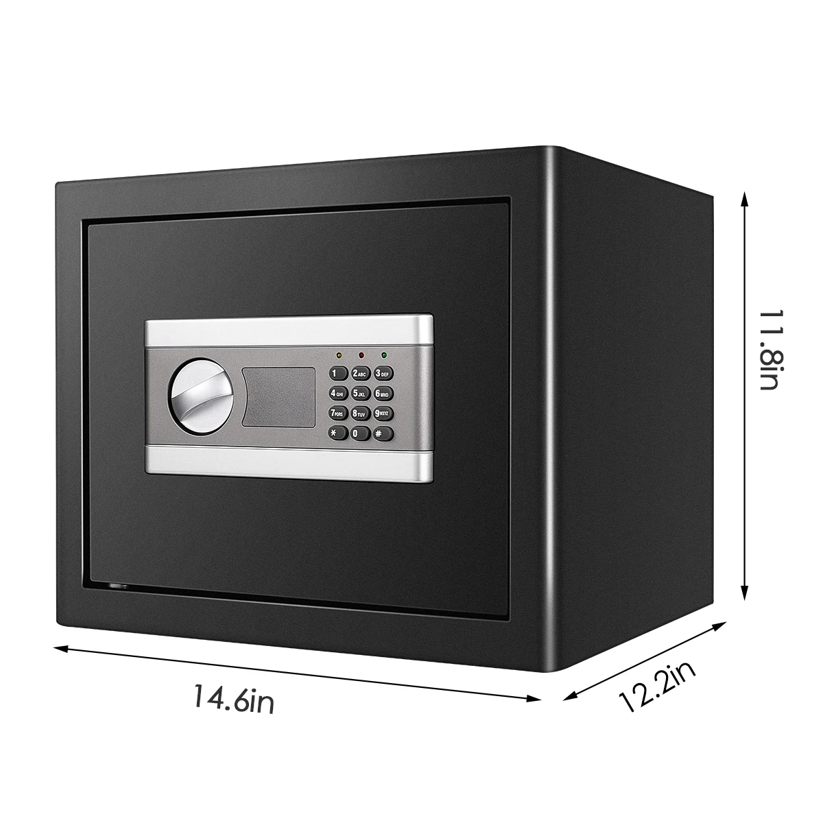 

Electronic Safe For Home And Office Smart Box 1.0 Cubic Feet Mini Lockable Money Cash Money Jewelry Storage Box