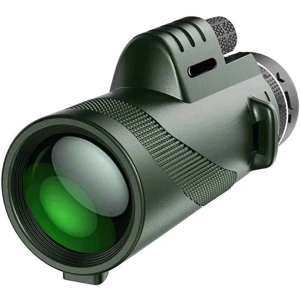 

Мощный монокулярный телескоп 12x50, дополнительный штатив и держатель для смартфона, подходит для туризма и кемпинга