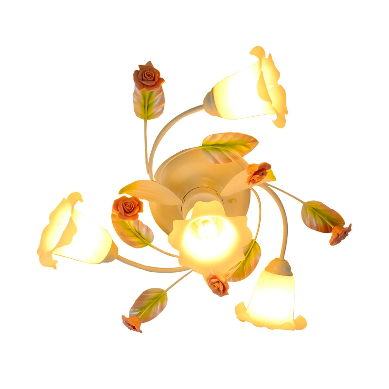 Европейский стиль сад гостиная романтические рестораны белый кованый железный