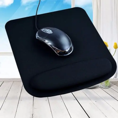 Удобный коврик для мыши на запястье оптический черный игровой компьютер