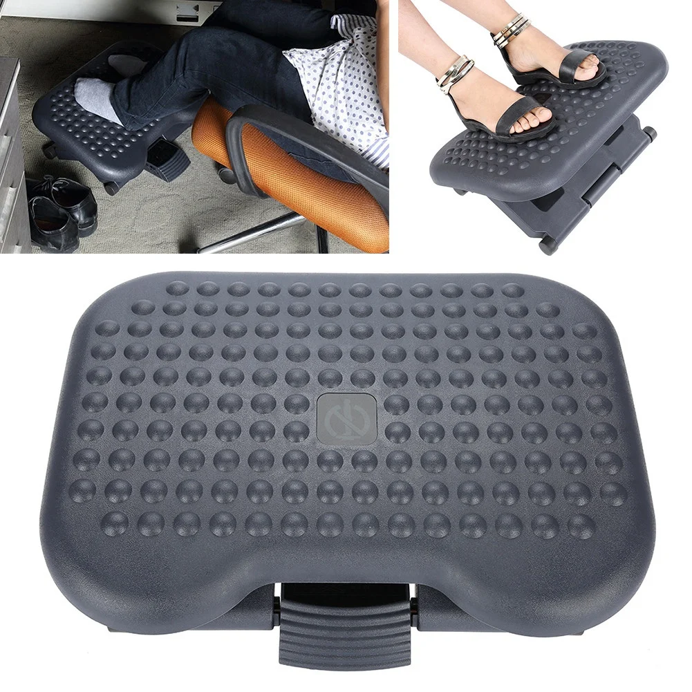 

Adjustable Height Children's Pregnant Women's Massage Step Foot Rest Stool Ergonomic Portable Comfortable Under Desk Home Office