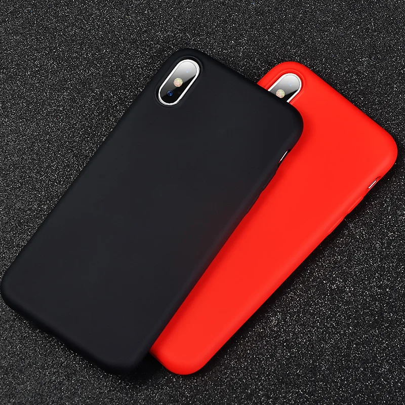 Противоударные резиновые чехлы для телефонов для iPhone 11 Pro Max 7 8 6 6s Plus жидкий силиконовый мягкий чехол из ТПУ для iPhone XS Max XR X Case