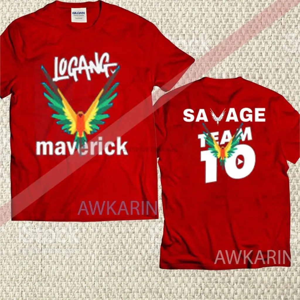 Новинка футболка Maverick с изображением птицы цвета Merch Logan Paul Gldan футболки одежда 1 -