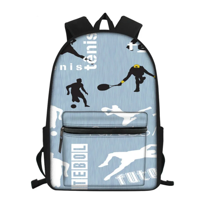 "Модный молодежный школьный ранец с футбольным принтом для детей, сумка для начальной школы, повседневный мужской рюкзак, большая сумка для ..."