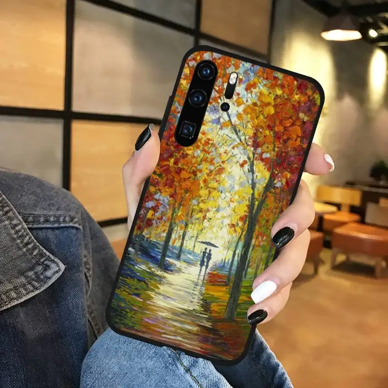 

Oil Painting Master Works Autumn Phone Case For Huawei honor Mate P 9 10 20 30 40 Pro 10i 7 8 a x Lite nova 5t