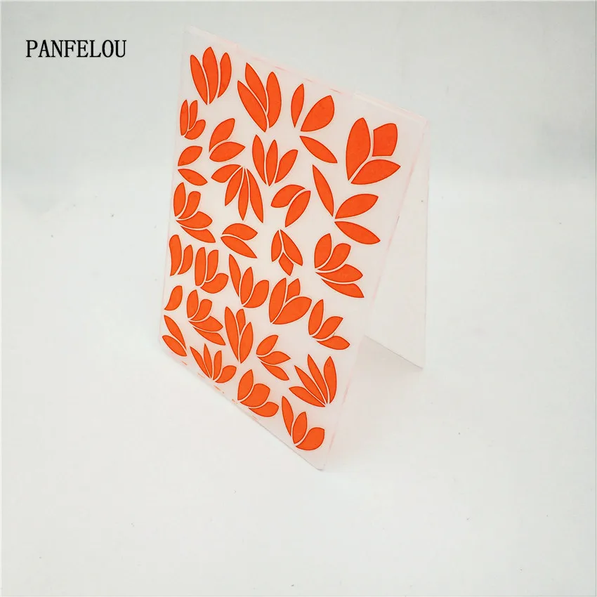 

HOT plastic Golden maple leaf craft card making paper card album wedding decoration clip Embossing folders