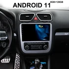 Автомобильный видеоплеер на Android 11, GPS для VW Scirocco 3 III Mk3 2008-2014, 2DIN, радио, мультимедиа, Авторадио, CarPlay, головное устройство, 128 Гб ПЗУ
