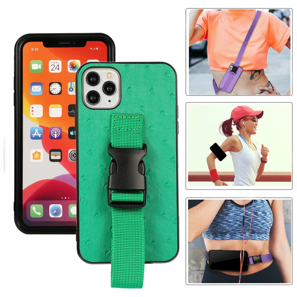 

Running Sport Phone Case Arm Band for iPhone 12 11 Pro Xs Max 11Pro 12Mini SE 2020 iPhone7 8 Plus X Xr Soft Silicon Strap Cover