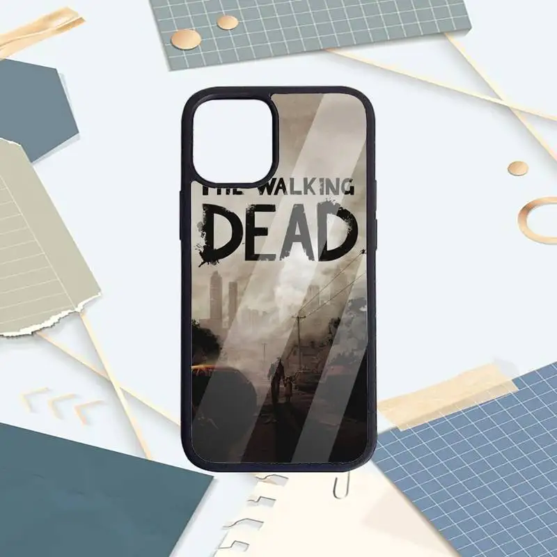 

the walking dead TV series Phone Case PC for iPhone 11 12 pro XS MAX 8 7 6 6S Plus X 5S SE 2020 XR Luxury brand shell funda