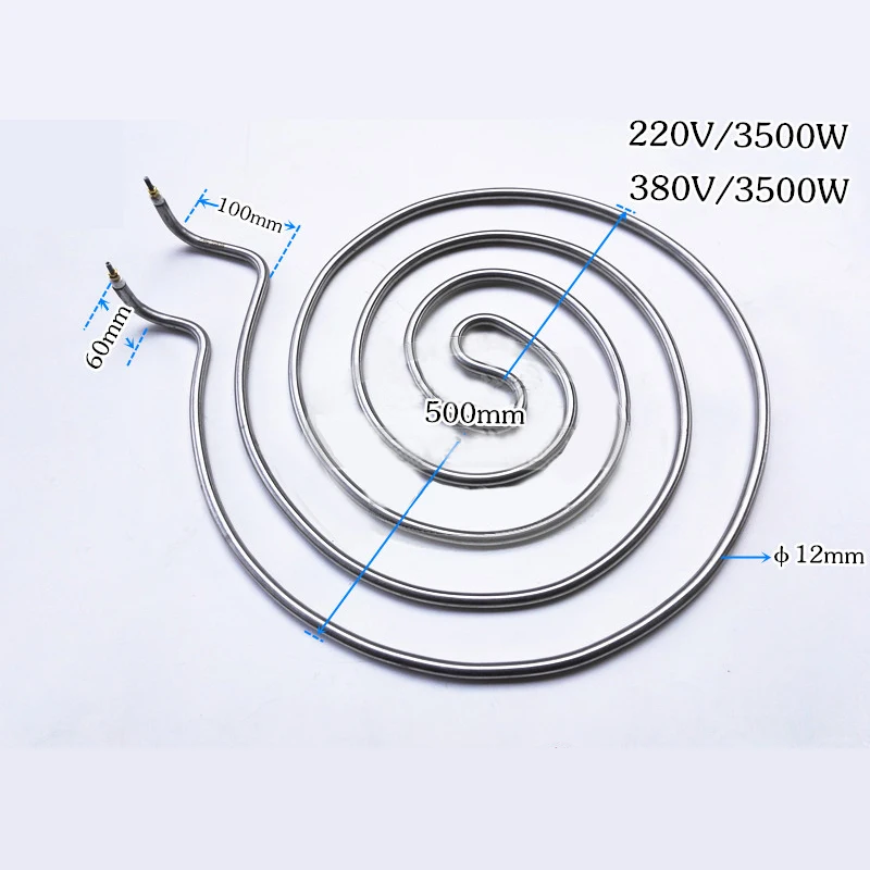 Электрическая плита катушкой нагревательный элемент трубчатый с спиральная