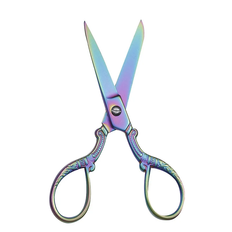 Ретро портной ножницы антикварный дизайн вышивка винтажные портновские