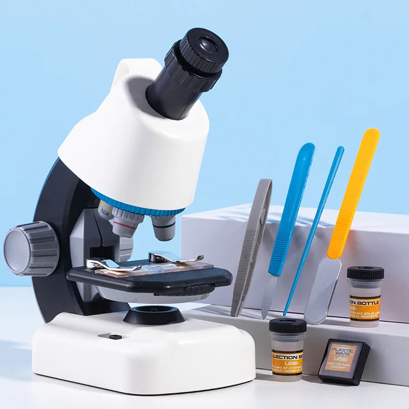 

Детский Биологический микроскоп, набор оборудования для научных экспериментов 1200 раз, обучающие игрушки для начальной и студенческой школ...