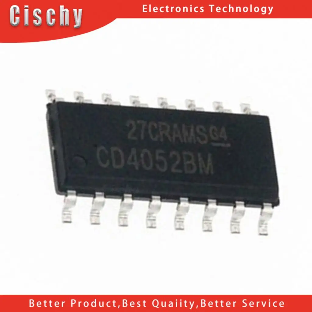

10 шт./лот CD4052 CD4052BM HCF4052 SOP16 в наличии