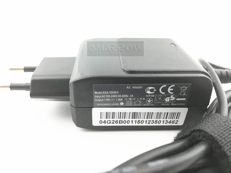 

Power Supply Charging Charger for Laptop for ASUS EEEPC 1015PE EXA1004CH EXA1004UH EXA1004EH 1001PXD R101D 1001PX 19V 1.58A