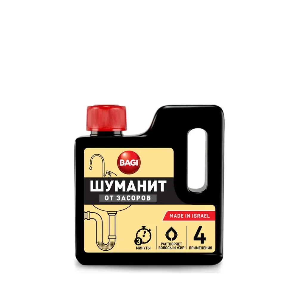 Средство от засоров BAGI ШУМАНИТ в гранулах 280г  | Дом и сад