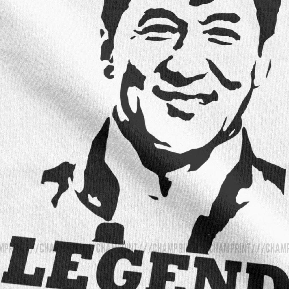 Легенда Джеки Чан короткий рукав Футболка мужская хлопковая забавная футболка с