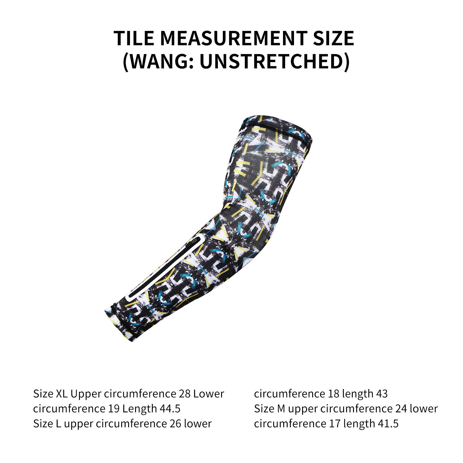 

1 pcs Sports Arm Compression Sleeve Basketball Cycling Arm Summer Elastic Running UV Volleyball Sunscreen Zipper Cuff