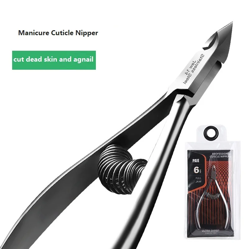 острый пружина маникюр Кутикул плоскогубц Челюсть 14 Профессиональный резак