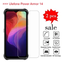 2pcs tempered glass for ulefone power armor 14 pro screen protector for ulefone power armor 14 smartphone film protective glass