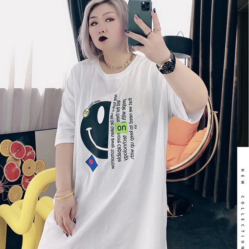 

Summer New Loose Plus Size Women'S Korean Style Top Casual T-Shirt