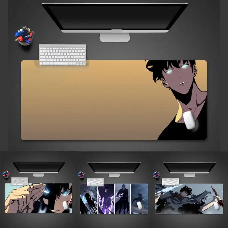 

solo leveling anime Durable Rubber Mouse Mat Pad Game Office Work Mouse Mat pad X XL Non-slip Laptop Cushion mouse pad