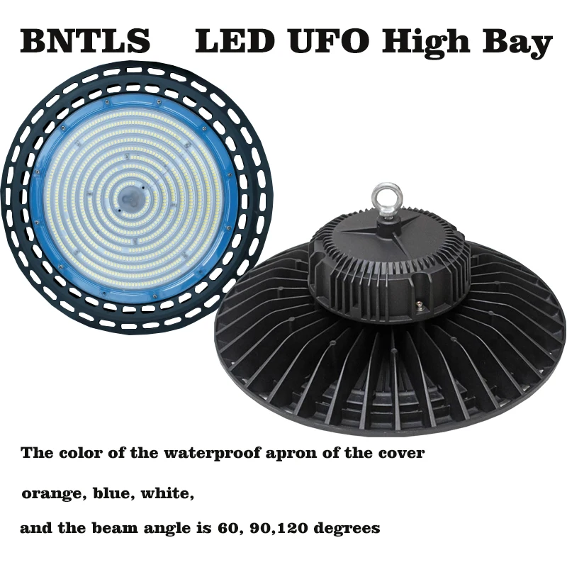 

200W 250W UFO LED High Bay Light, 30000LM 6000K-6500K Daylight White Ultra Thin LED Warehouse Lighting, IP65 Waterproof