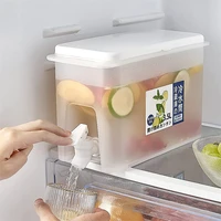 3 5l faucet kettle water dispenser refrigerator cold water lemonade bottle refrigerator cool bucket ice kettle kitchen tool