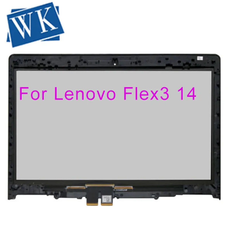 

For Lenovo Flex3 14" Flex 3 14 FHD Touchscreen 2-in-1 Notebook Front Touch Glass Screen Digitizer Replacement with Frame Bezel