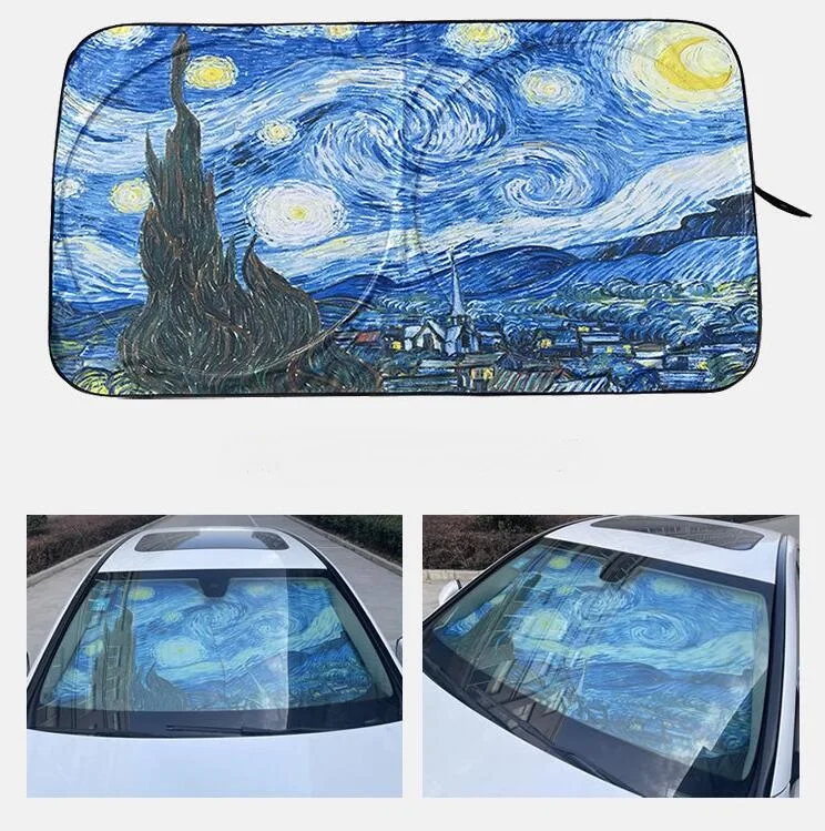 

Большой 160*85 см 2021 новый модный автомобильный солнцезащитный козырек для лобового стекла солнцезащитный козырек для автомобиля Солнцезащи...