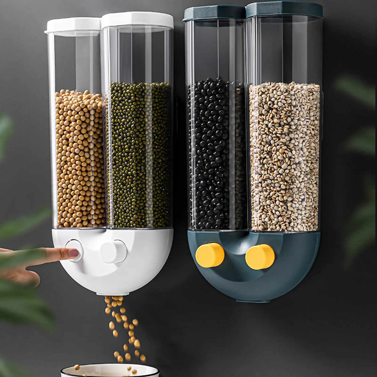 Настенный дозатор для еды бытовая банка хранения чая с хорошей герметичностью и