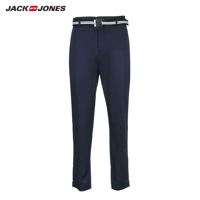 JackJones мужские облегающие тонкие хлопковые Стрейчевые однотонные укороченные