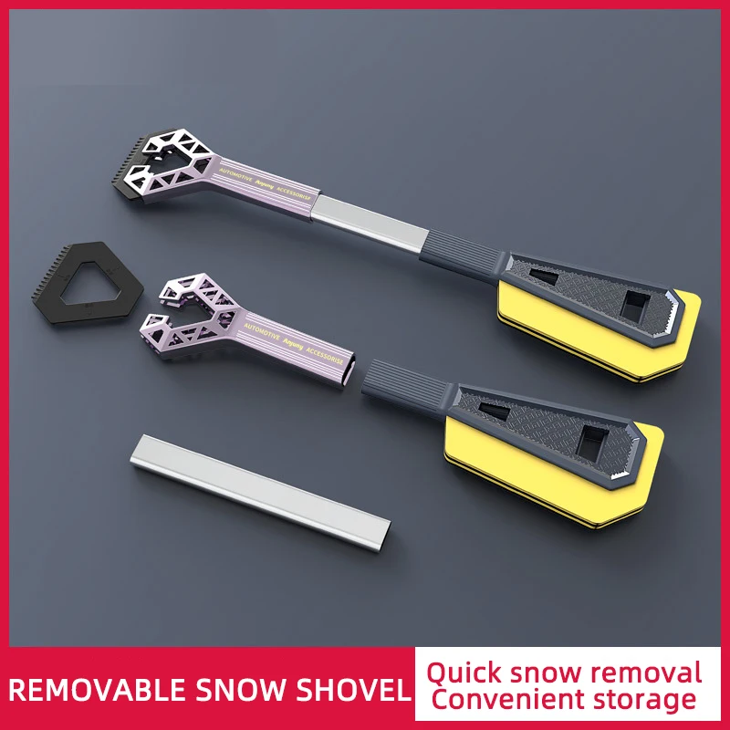

Winter Car Windshield Defrosting Snow Ice Scraper Glass Snow Brush Extendable Snow Remover Auto Window Quick Snow Brush Shovel