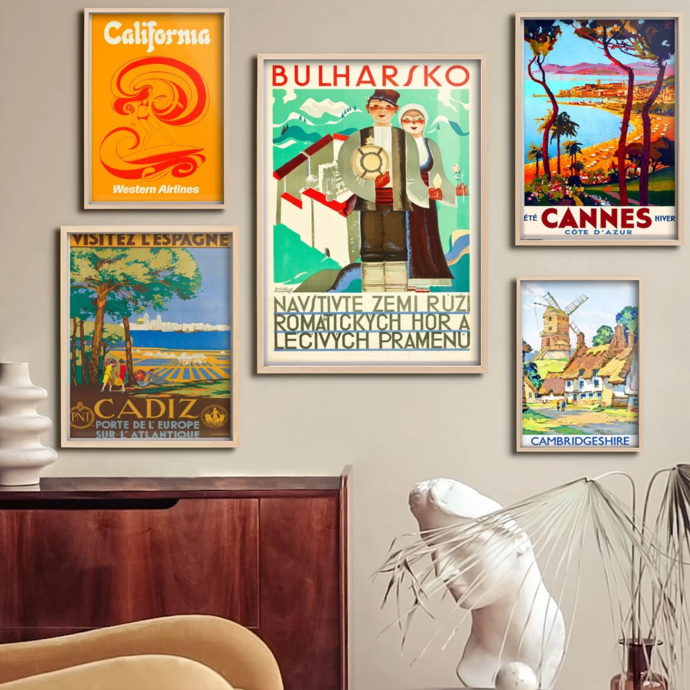 Постер для путешествий в Болгарии Болгарию гостиной домашний декор - купить по