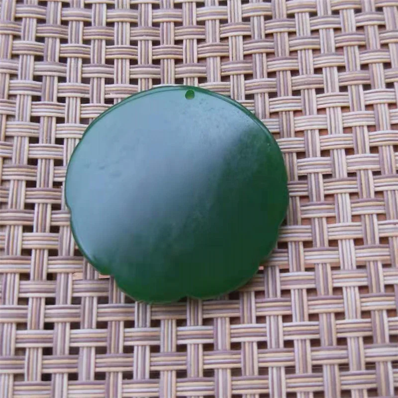 Горячая Распродажа натуральный ручной вырезать Hetian jasper Зеленый Лотос нефритовый