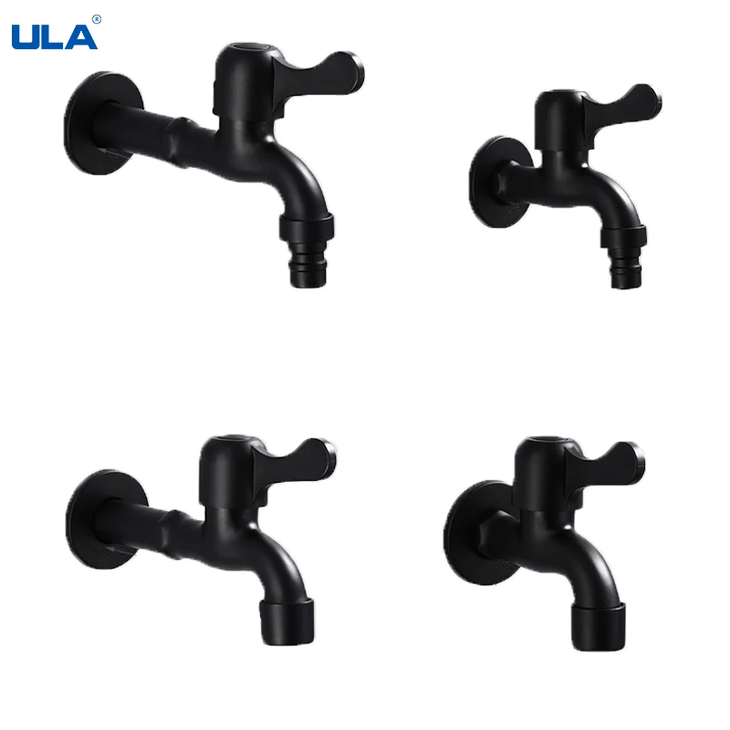 

washing machine faucet black antifreeze explosion proof single cold water faucet for mop pool 304 stainless steel