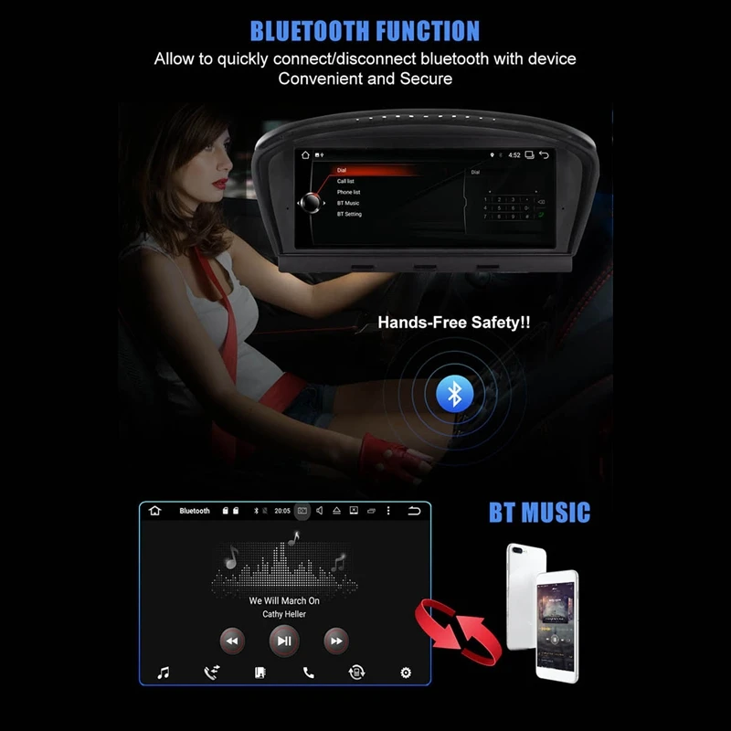 8 дюймов Hd Автомобильный Gps навигатор 6 Core Android 9 0 мультимедийный плеер для